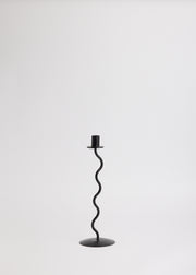 Squiggly Candleholders - Charcoal