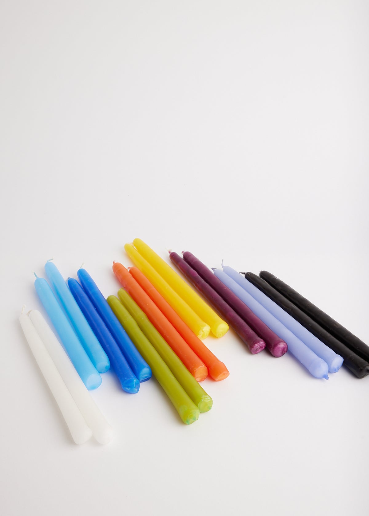 Assorted Rainbow Candles