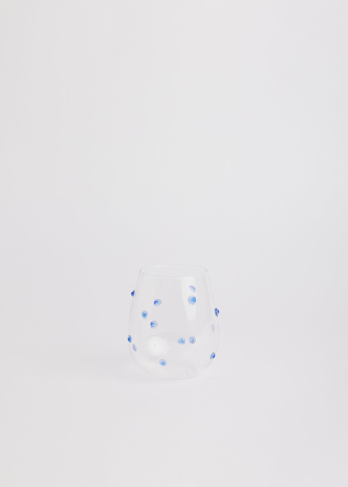 Pom Pom Glass - Sapphire