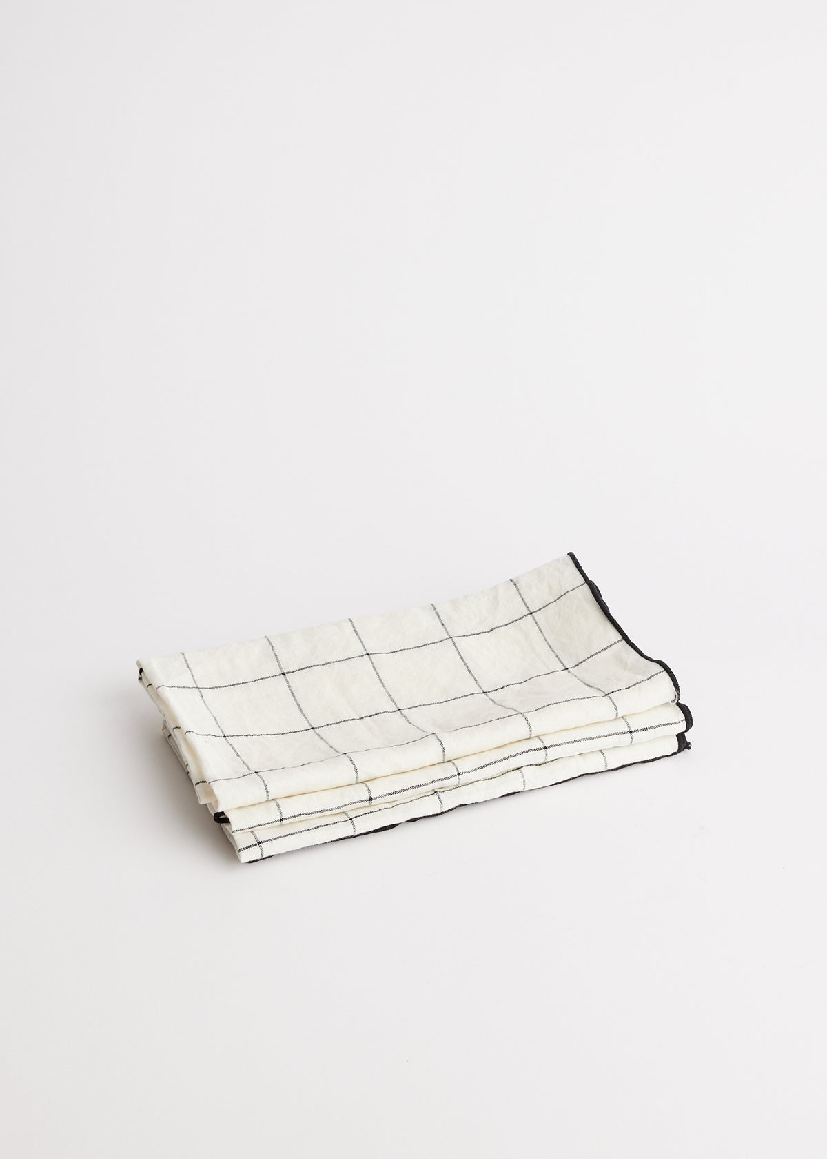 Line Drawing Napkin - Charcoal