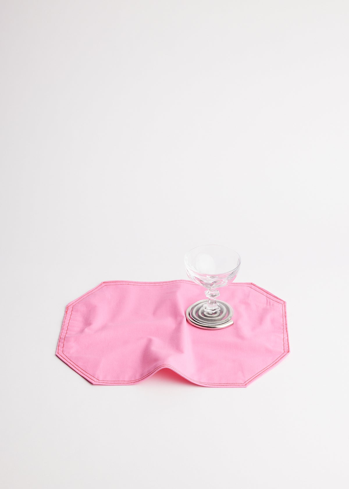 Octagonal Pink Placemat