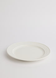 Suit & Tie Dinner Plate - White