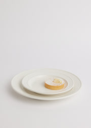 Suit & Tie Side Plate - White