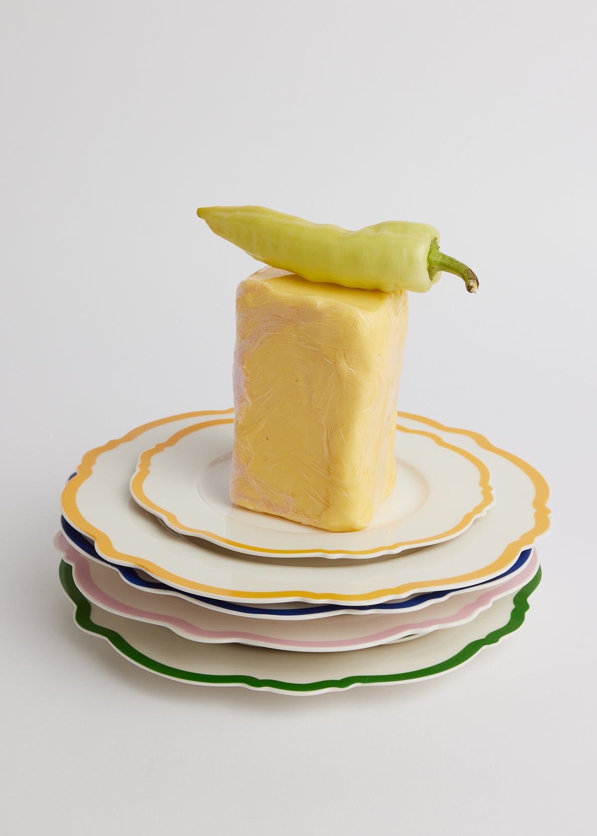 Wave Dinner & Side Plate Set