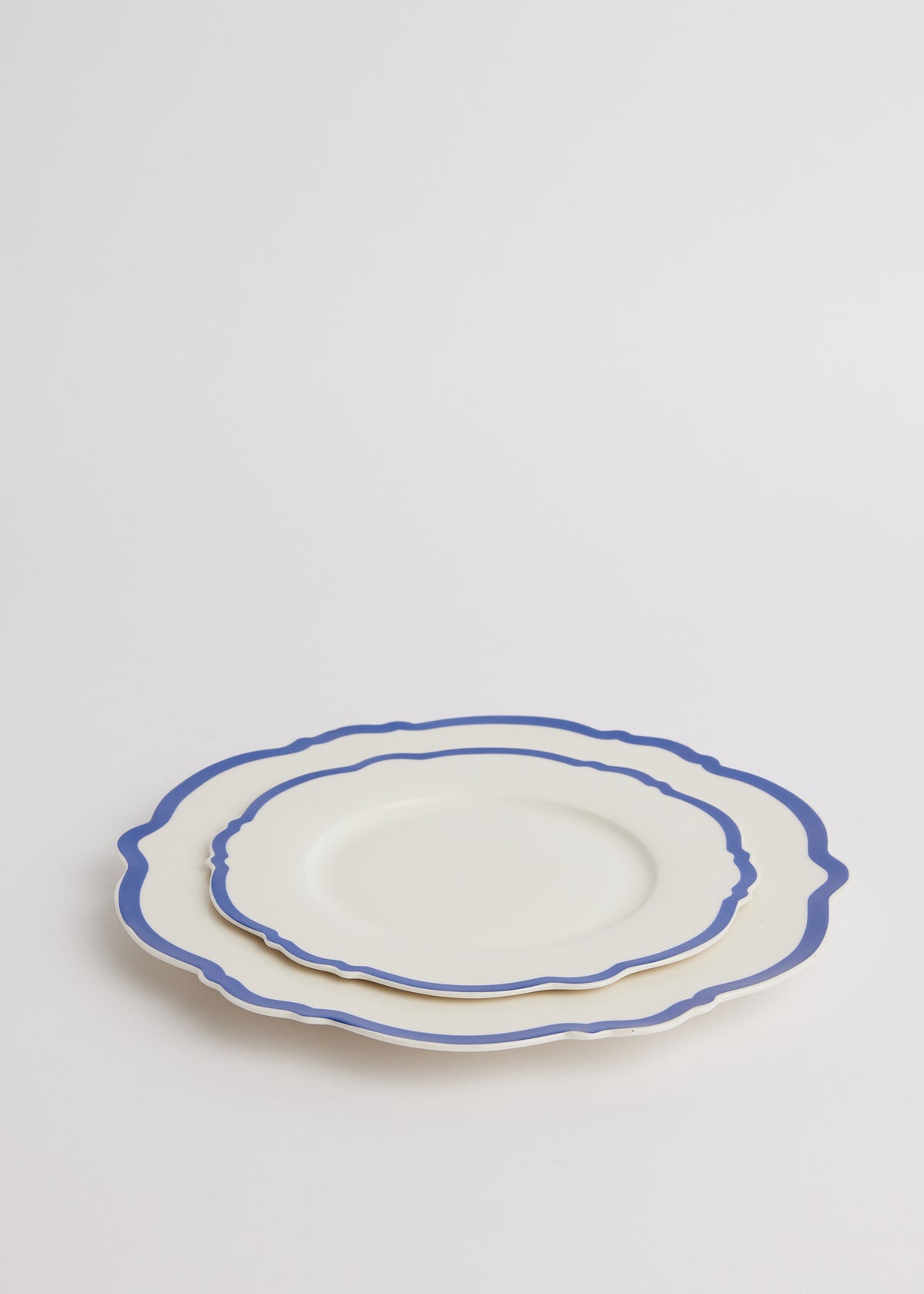 Wave Dinner & Side Plate Set