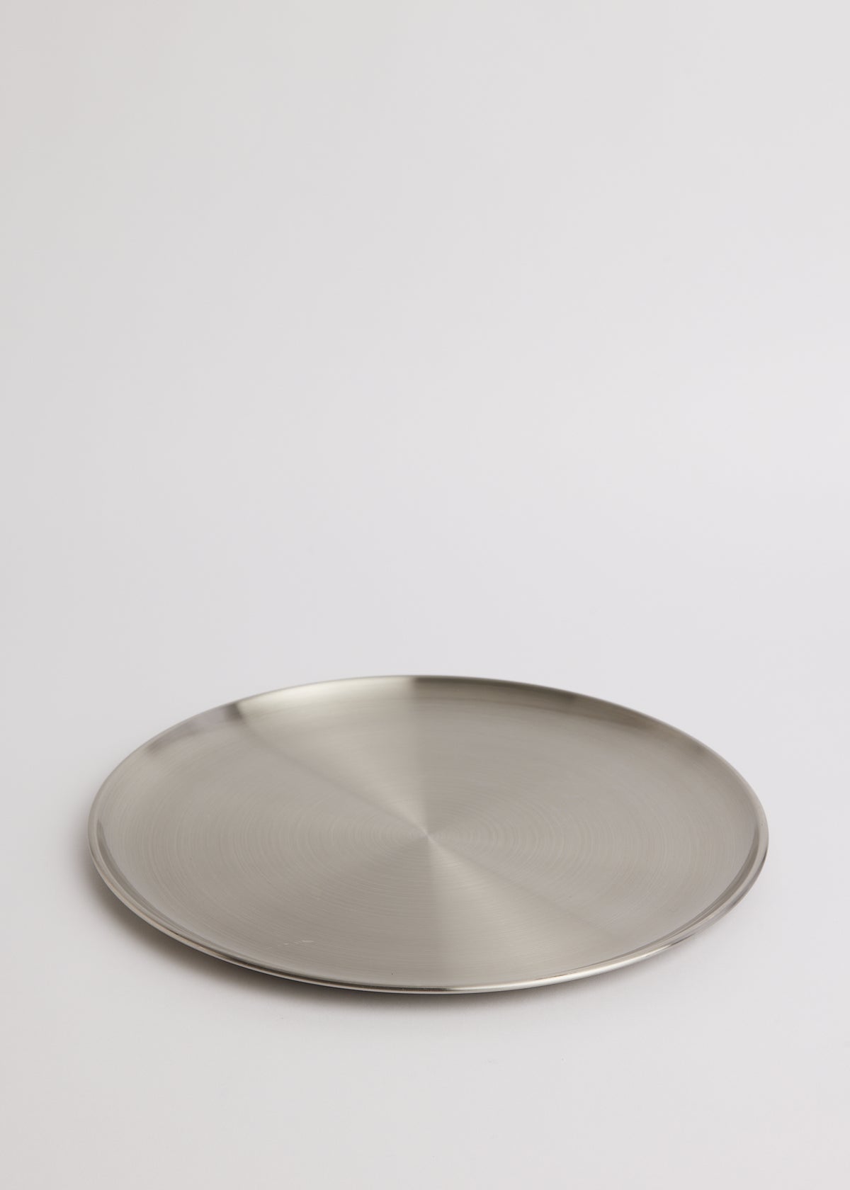 Disco Platter - Brushed Silver