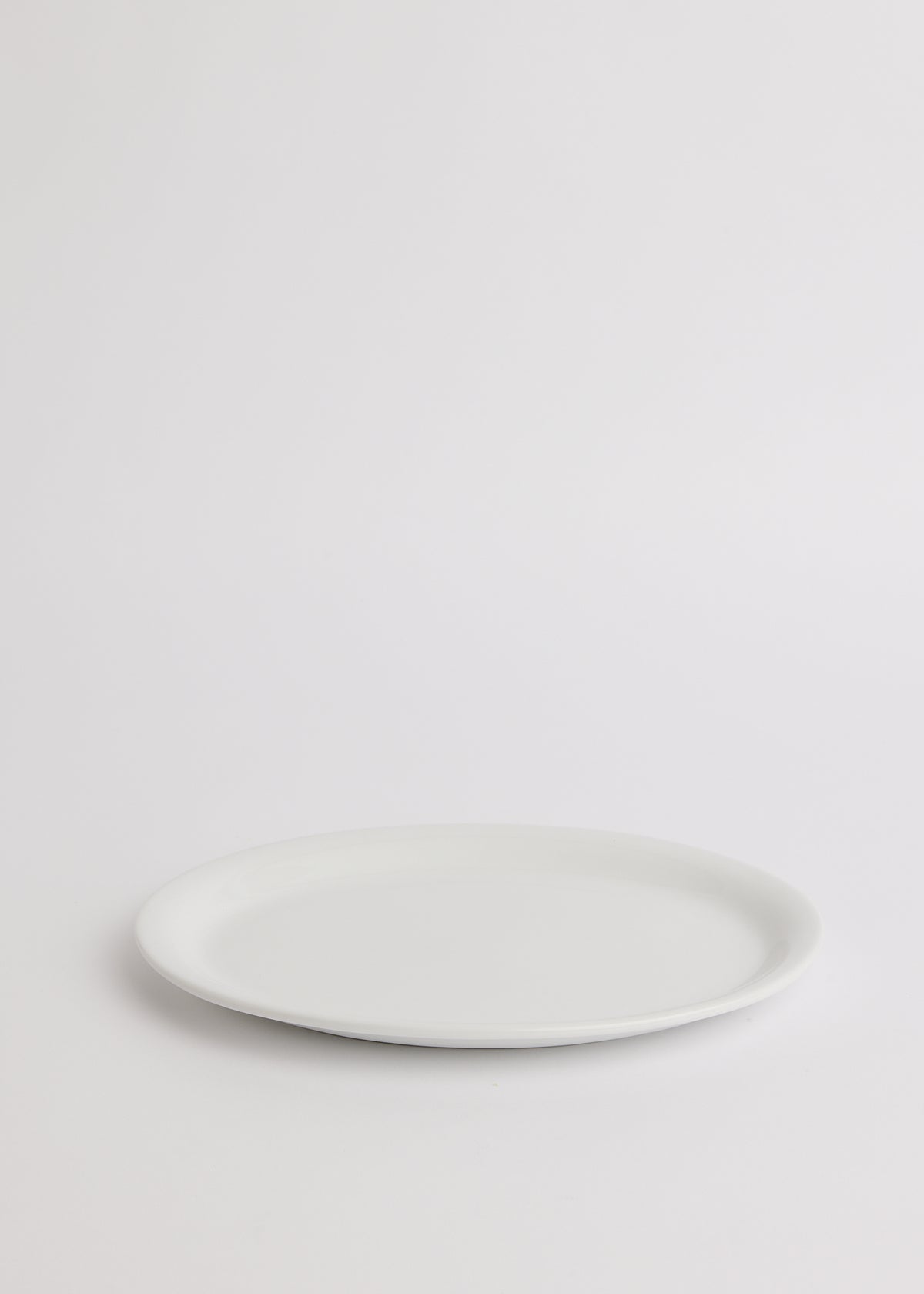 Porcelain Oval Platter - White
