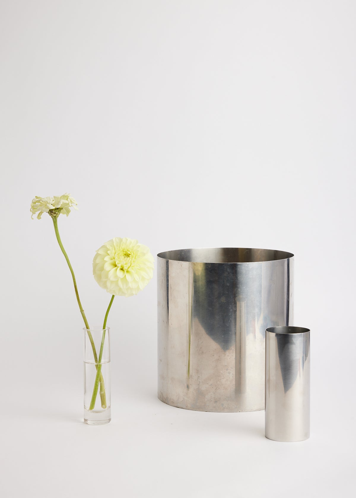 Chrome Vases