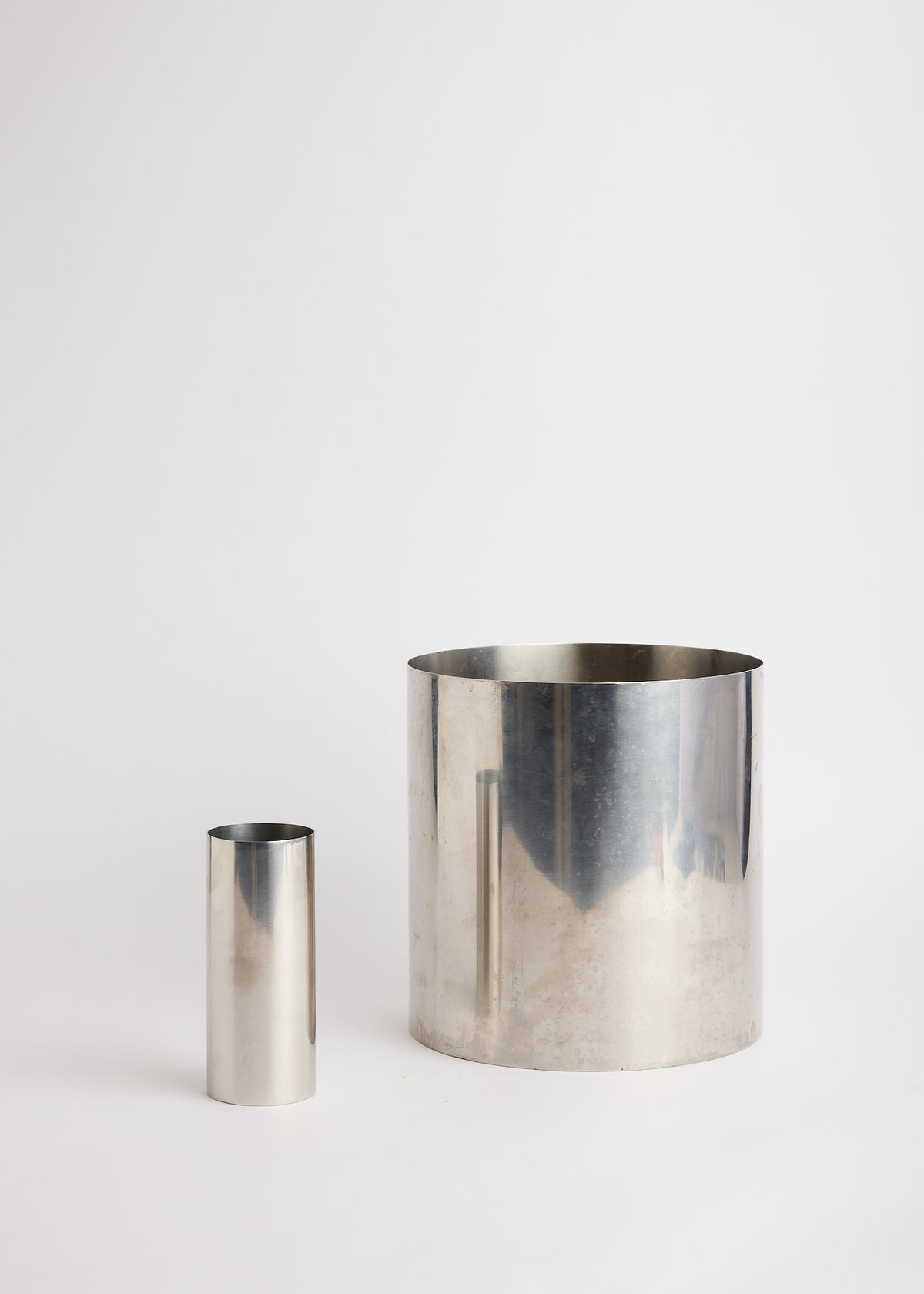 Chrome Cylindric Drink Cooler